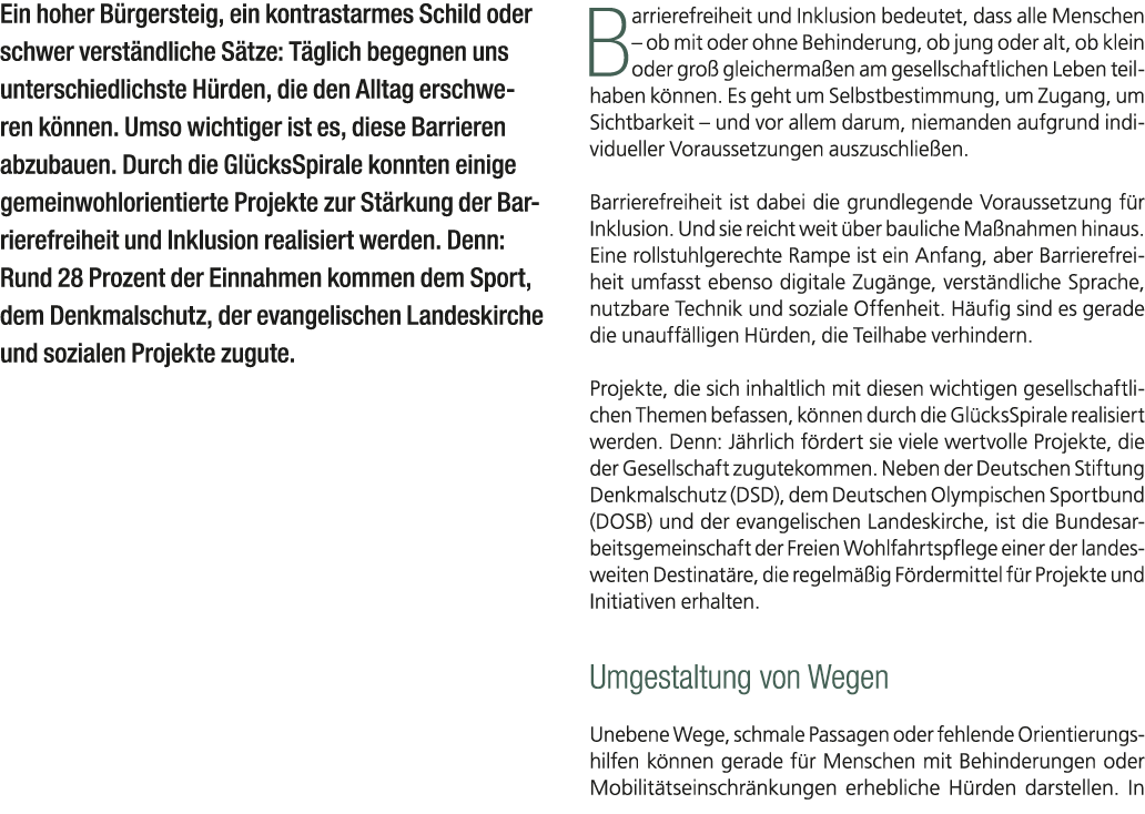 Ein hoher B rgersteig, ein kontrastarmes Schild oder schwer verst ndliche S tze: T glich begegnen uns unterschiedlich...