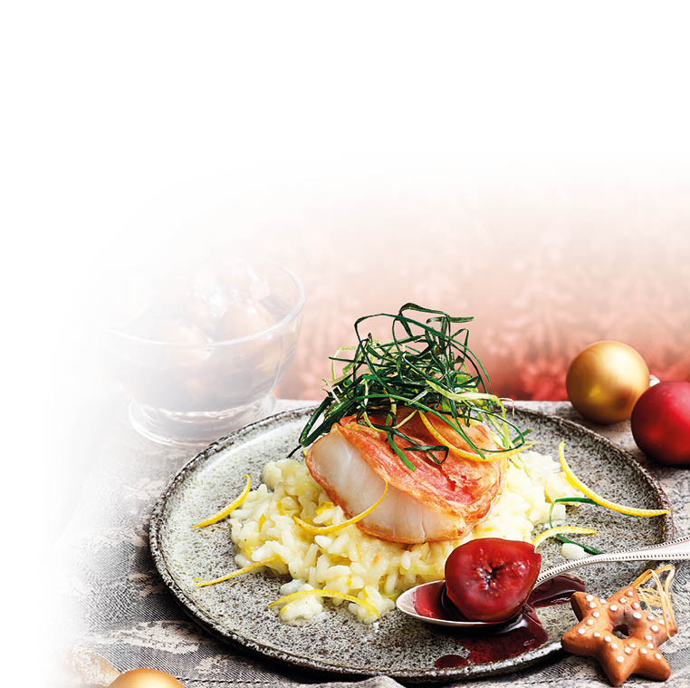 Kabeljau-Saltimbocca