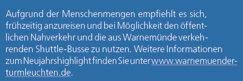 Aufgrund der Menschenmengen empfiehlt es sich, fr hzeitig anzureisen und bei M glichkeit den ffentlichen Nahverkehr ...