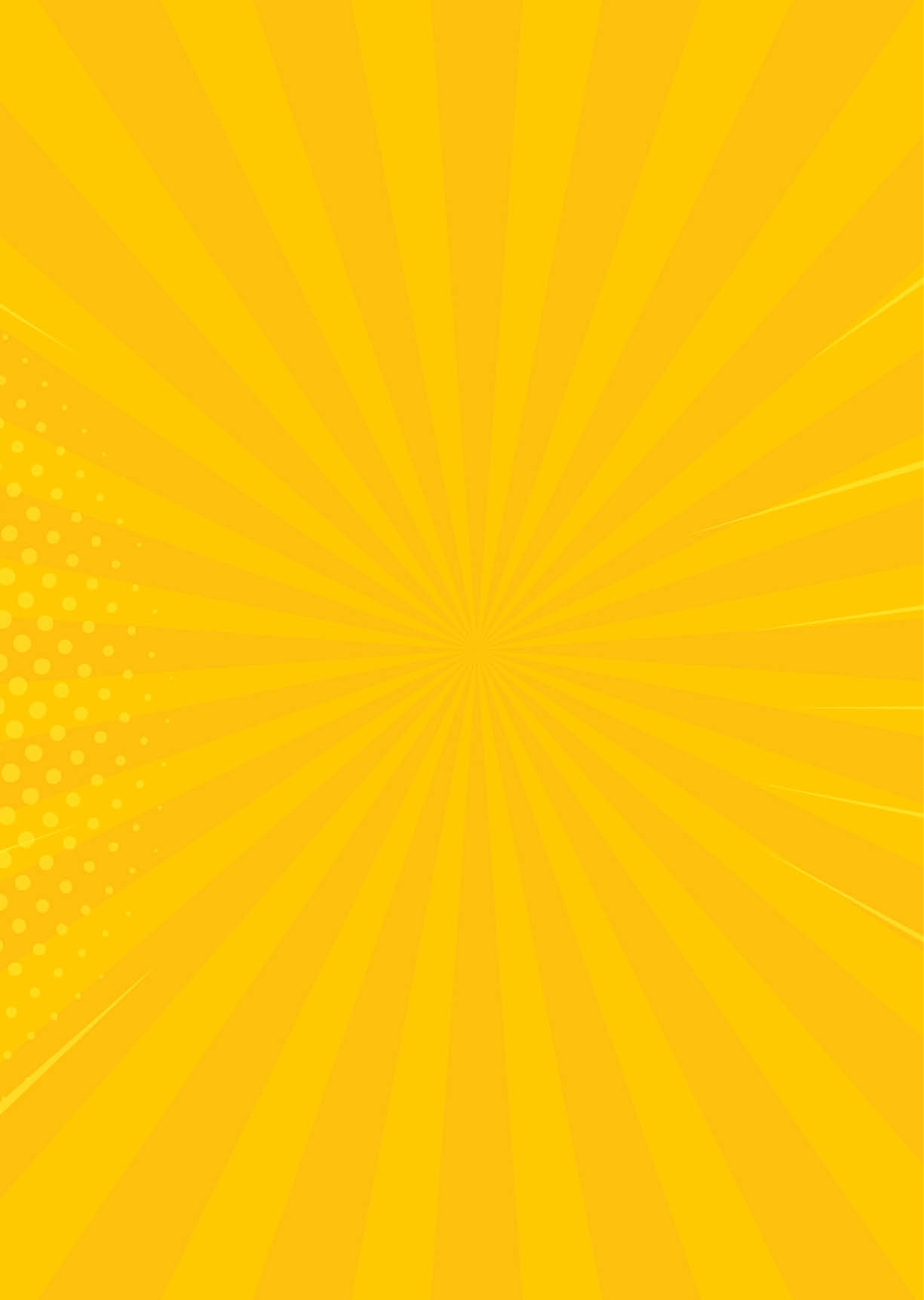 Vintage pop art yellow background. Banner vector illustration.