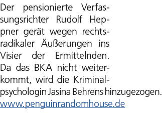 Der pensionierte Verfassungsrichter Rudolf Heppner ger t wegen rechtsradikaler u erungen ins Visier der Ermittelnden...