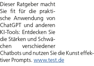Dieser Ratgeber macht Sie fit f r die praktische Anwendung von ChatGPT und anderen KI Tools: Entdecken Sie die St rke...