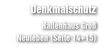 Denkmalschutz Hallenhaus Gro Neuleben (Seite 14+15)