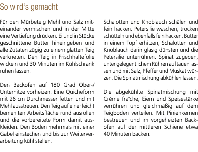 So wird‘s gemacht F r den M rbeteig Mehl und Salz miteinander vermischen und in der Mitte eine Vertiefung dr cken. Ei...