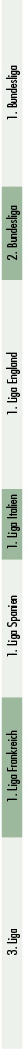 3. Liga,1. Liga Frankreich, 1. Liga Spanien, 1. Liga Italien,1. Liga England,2. Bundesliga,1. Bundesliga