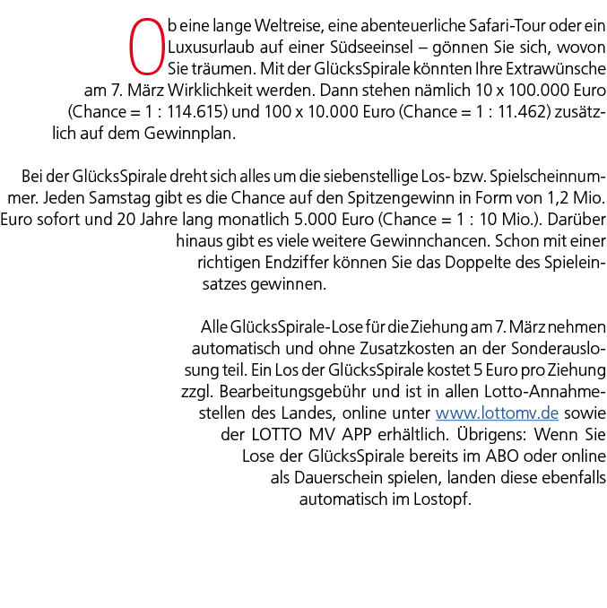 Ob eine lange Weltreise, eine abenteuerliche Safari Tour oder ein Luxusurlaub auf einer S dseeinsel – g nnen Sie sich...