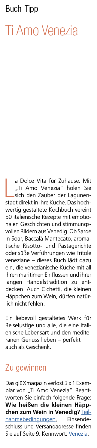 Buch Tipp Ti Amo Venezia La Dolce Vita f r Zuhause: Mit „Ti Amo Venezia“ holen Sie sich den Zauber der Lagunenstadt d...