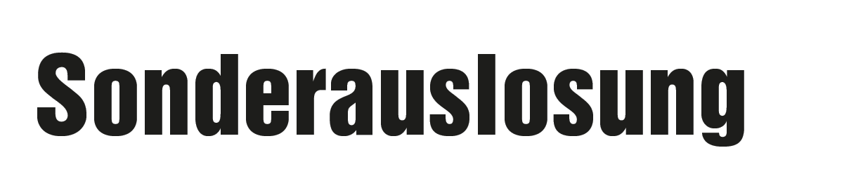 Sonderauslosung