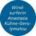 Windsurferin Anastasia K hne Gerolymatou