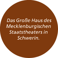  Das Gro e Haus des Mecklenburgischen Staatstheaters in Schwerin.
